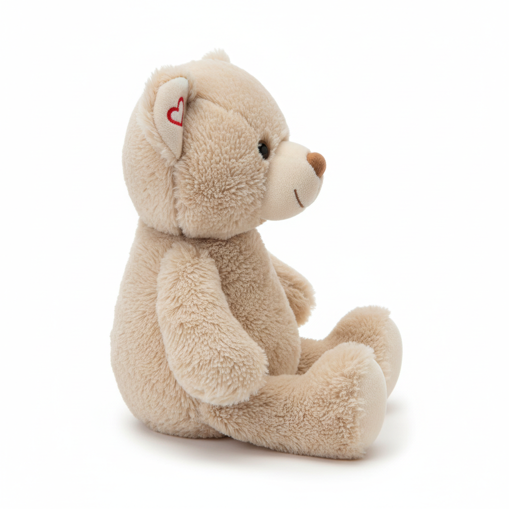 Doudou ourson câlin - vue latérale