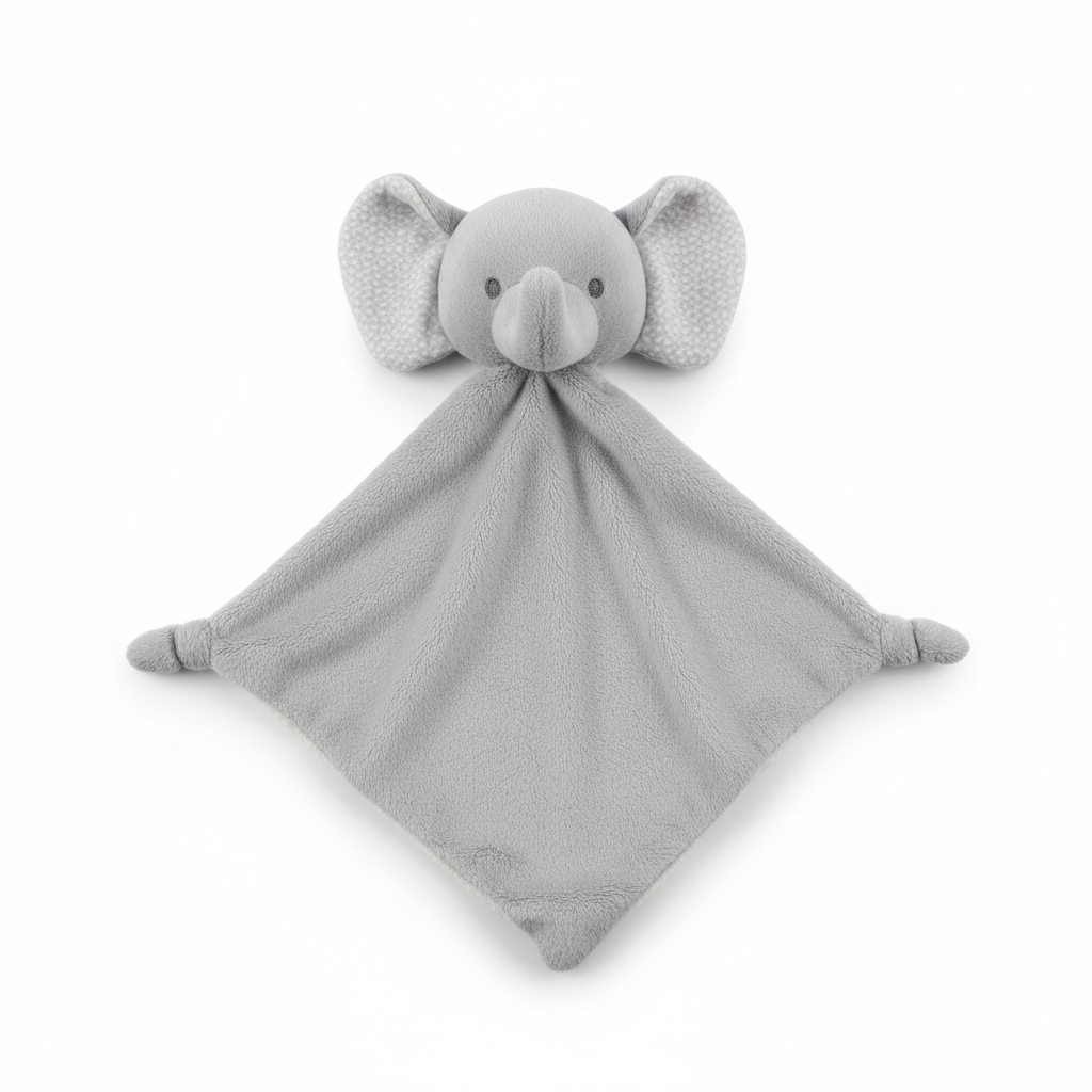 Doudou éléphant doux rêveur